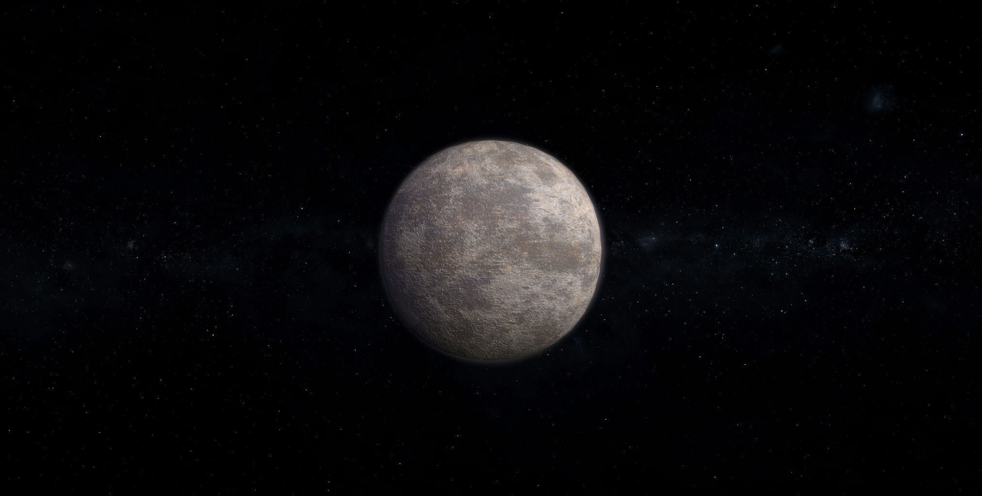 Dwarf Alien Planet or Moon 08 Low-poly 3D model_4