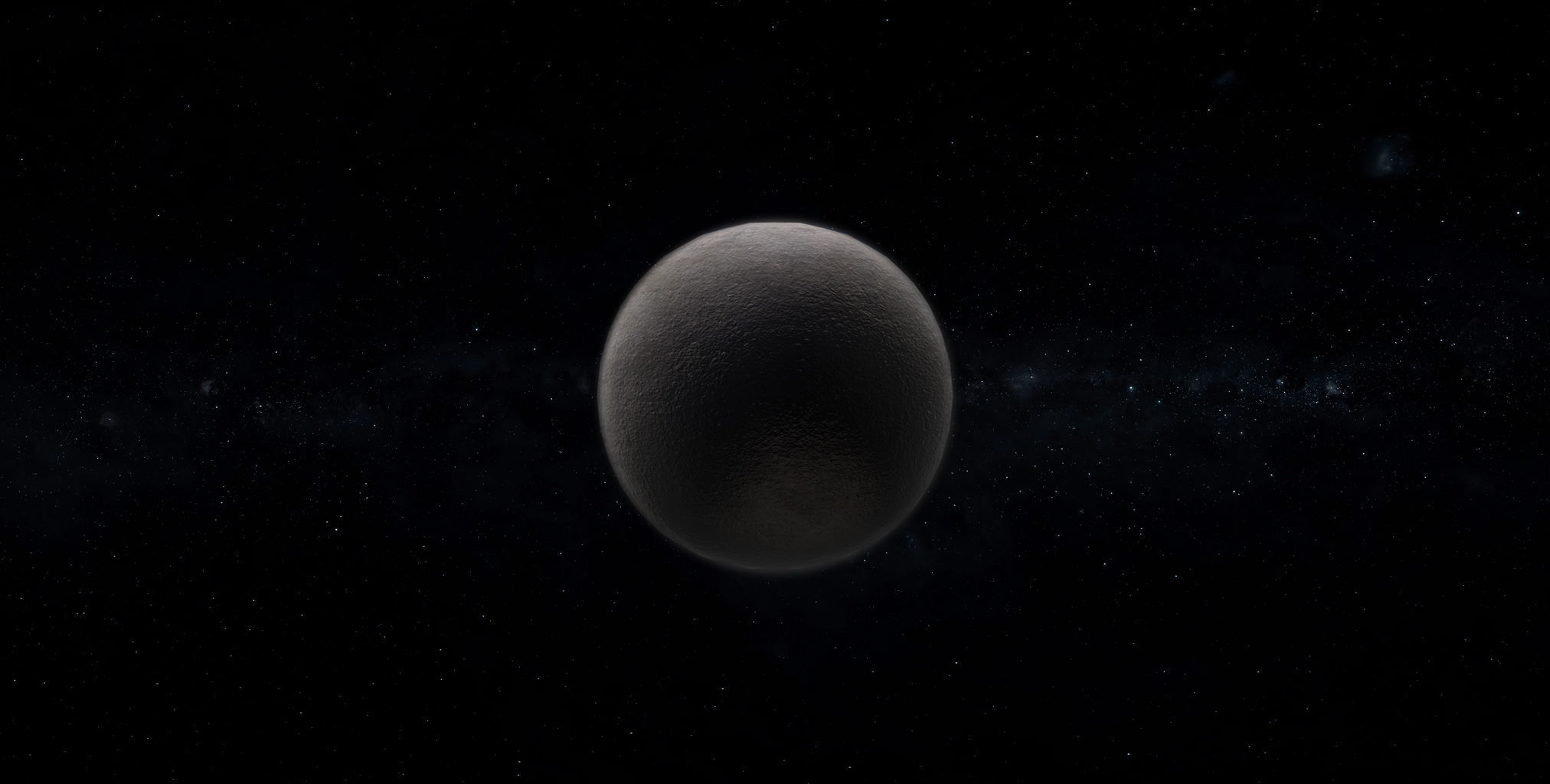 Dwarf Alien Planet or Moon 07 Low-poly 3D model_7