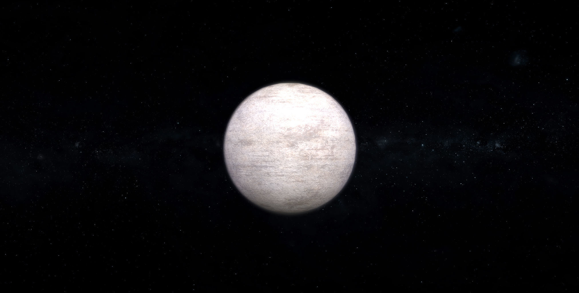 Dwarf Alien Planet or Moon 07 Low-poly 3D model_3