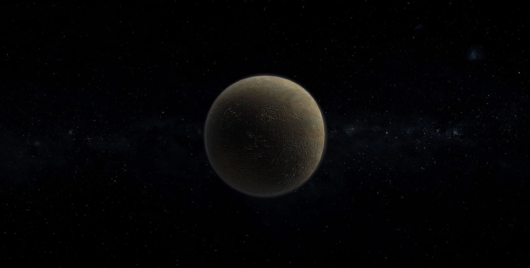 Dwarf Alien Planet or Moon 05 Low-poly 3D model_6