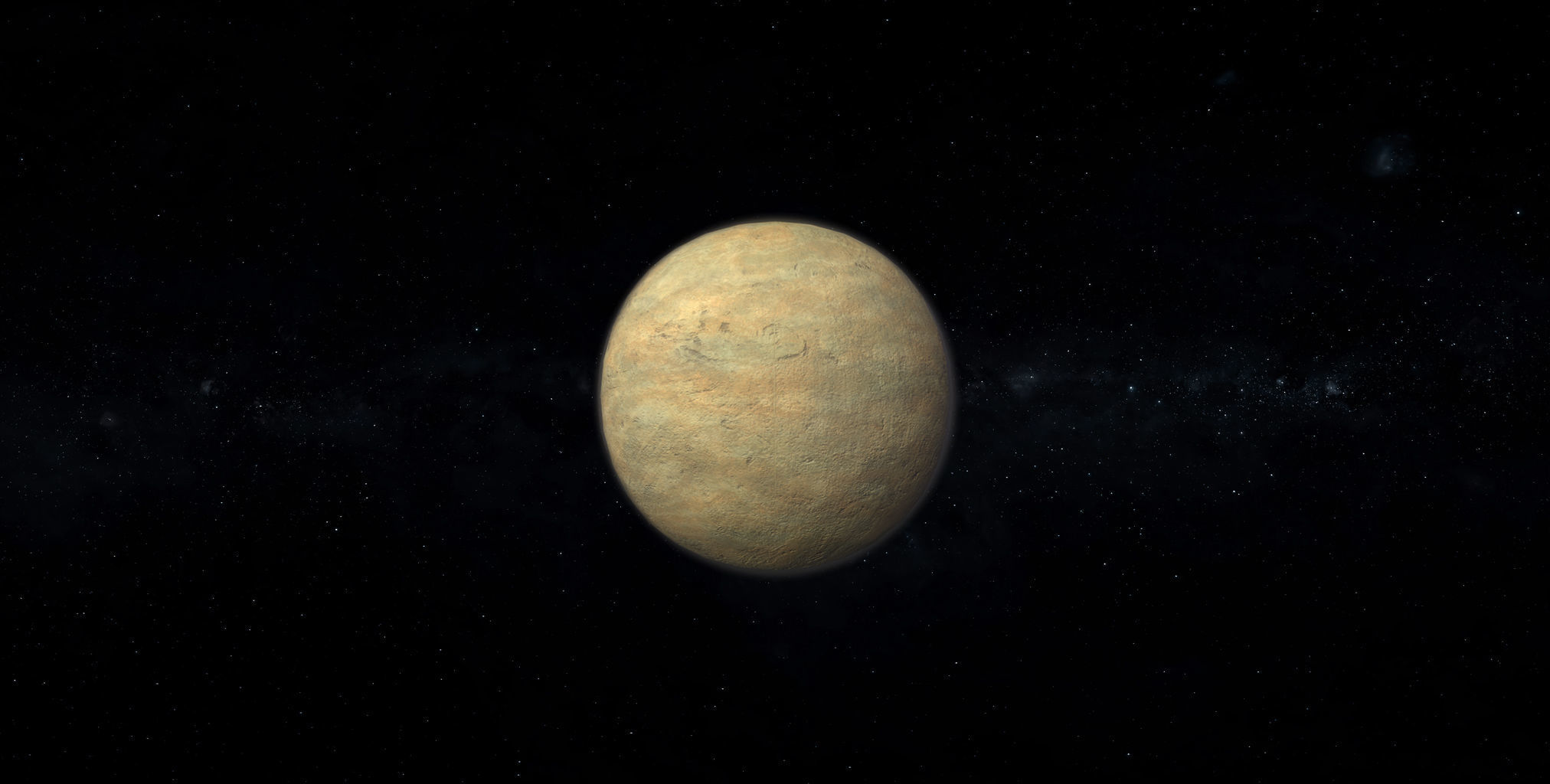 Dwarf Alien Planet or Moon 05 Low-poly 3D model_2