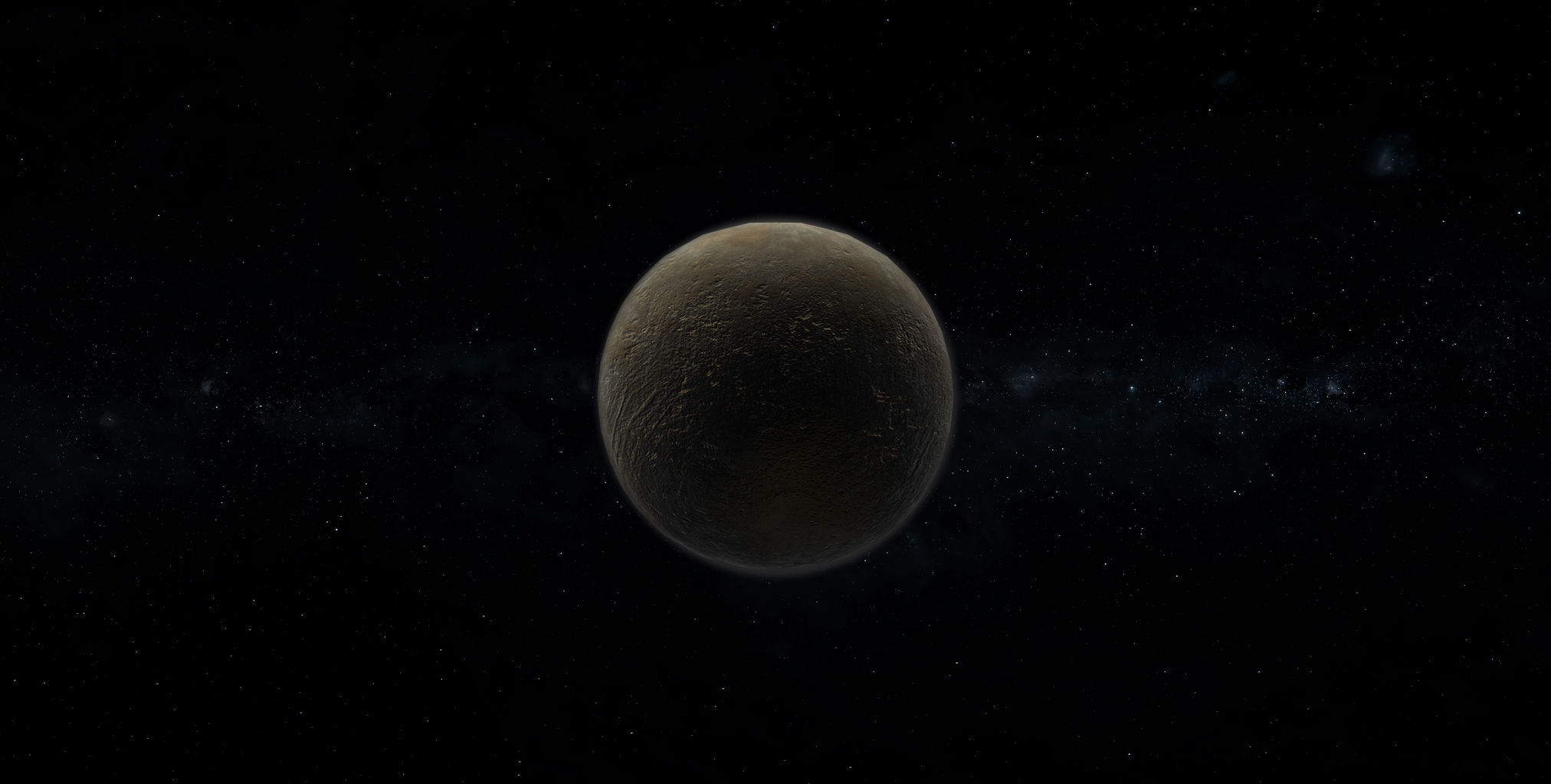 Dwarf Alien Planet or Moon 05 Low-poly 3D model_7