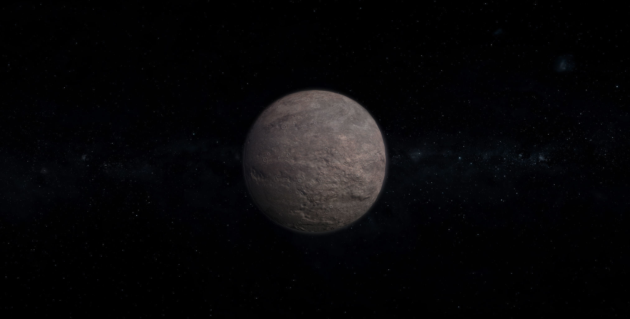 Dwarf Alien Planet or Moon 04 Low-poly 3D model_4