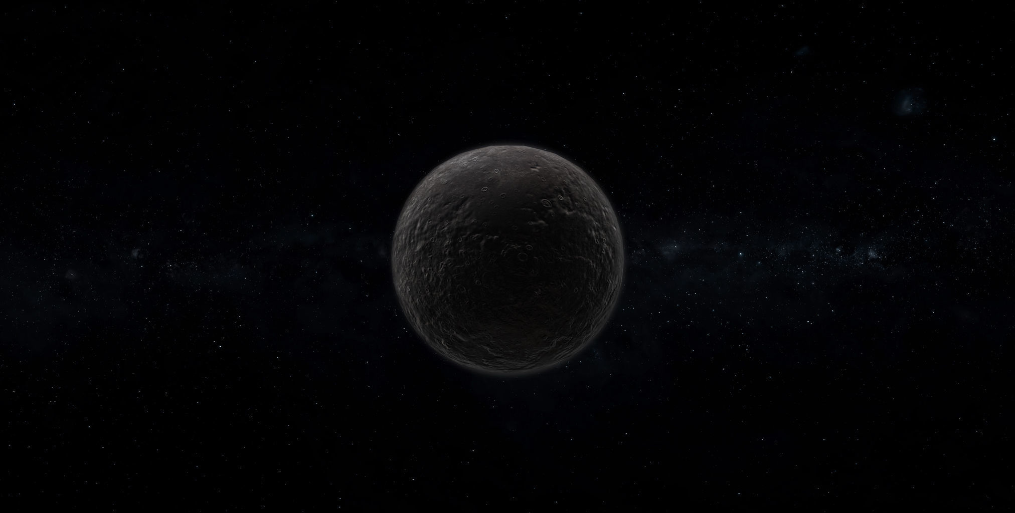Dwarf Alien Planet or Moon 04 Low-poly 3D model_7