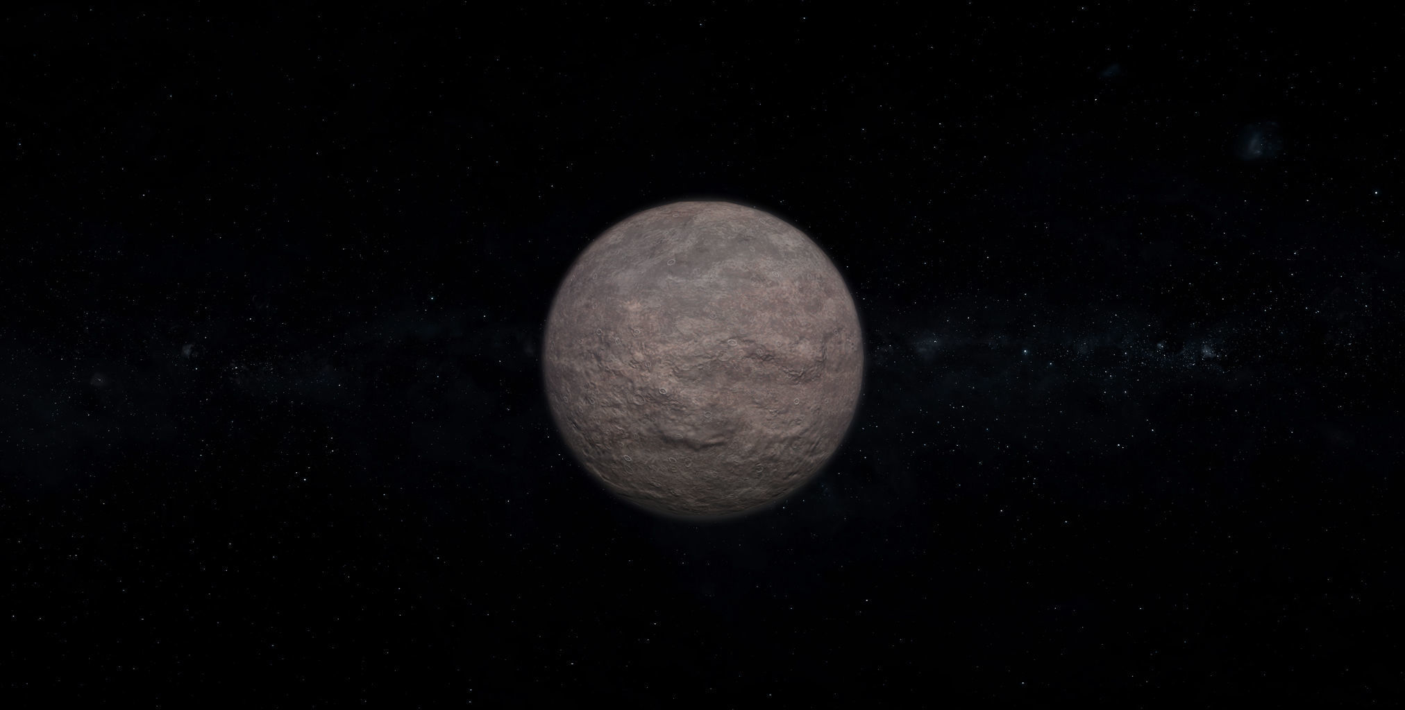 Dwarf Alien Planet or Moon 04 Low-poly 3D model_3