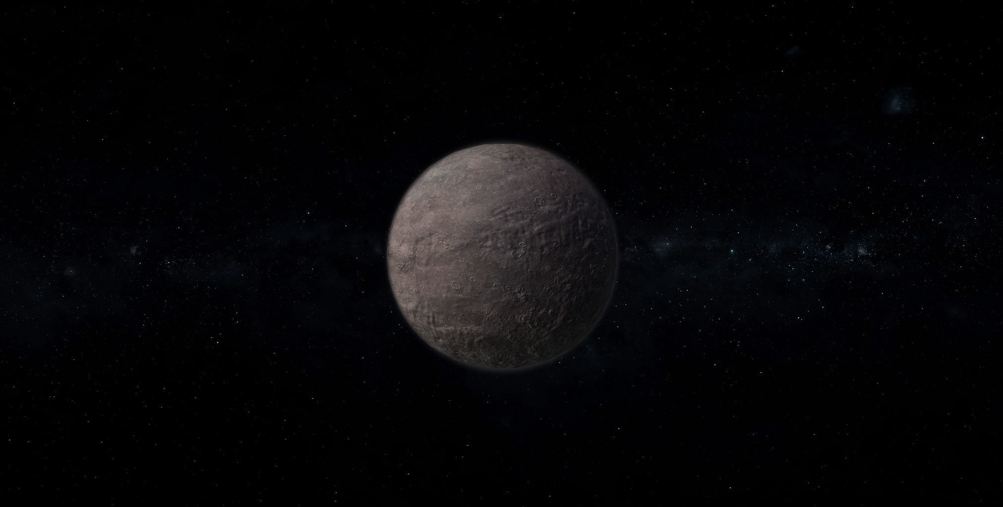 Dwarf Alien Planet or Moon 04 Low-poly 3D model_1