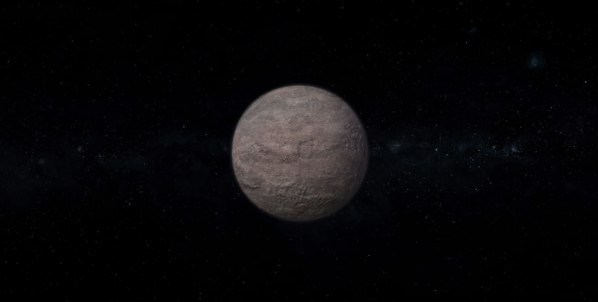 Dwarf Alien Planet or Moon 04 Low-poly 3D model_2