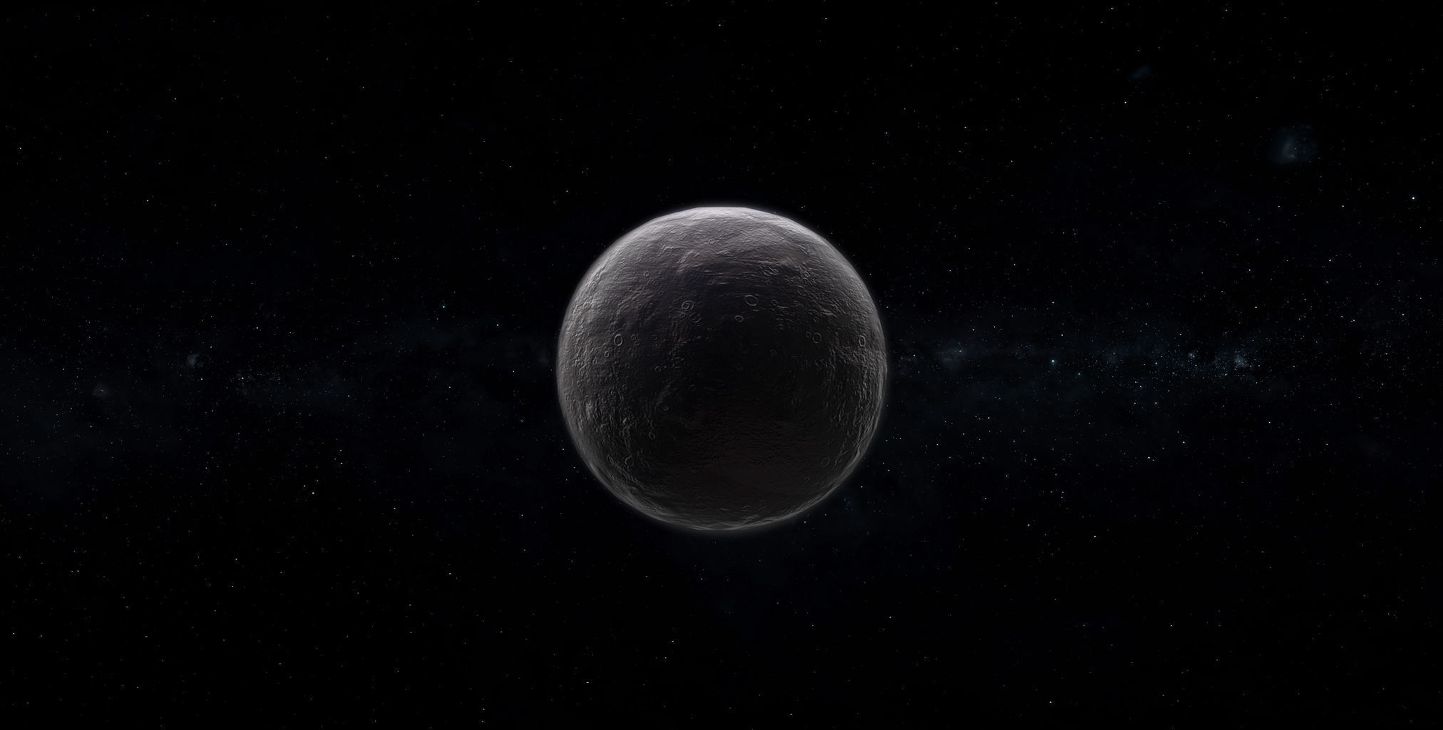 Dwarf Alien Planet or Moon 03 Low-poly 3D model_7