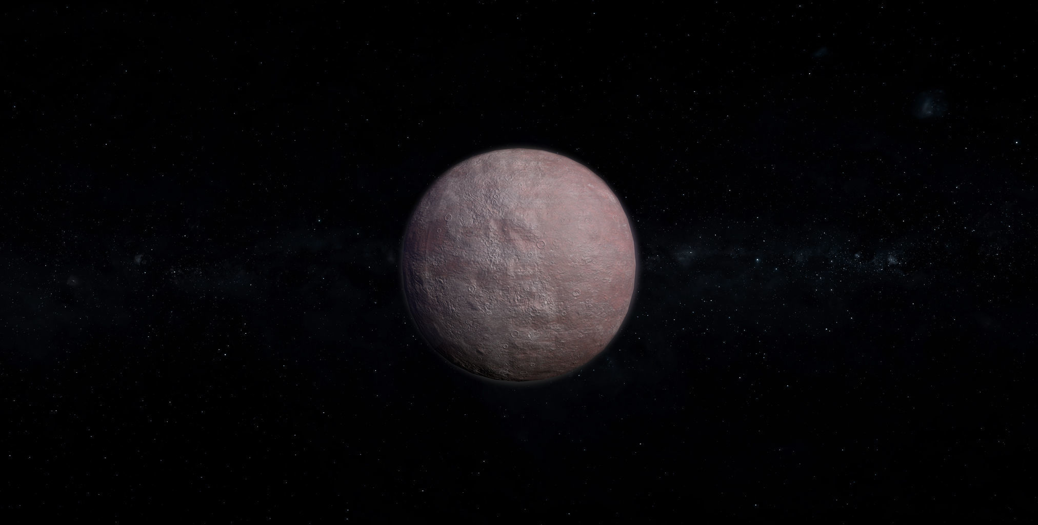 Dwarf Alien Planet or Moon 03 Low-poly 3D model_4