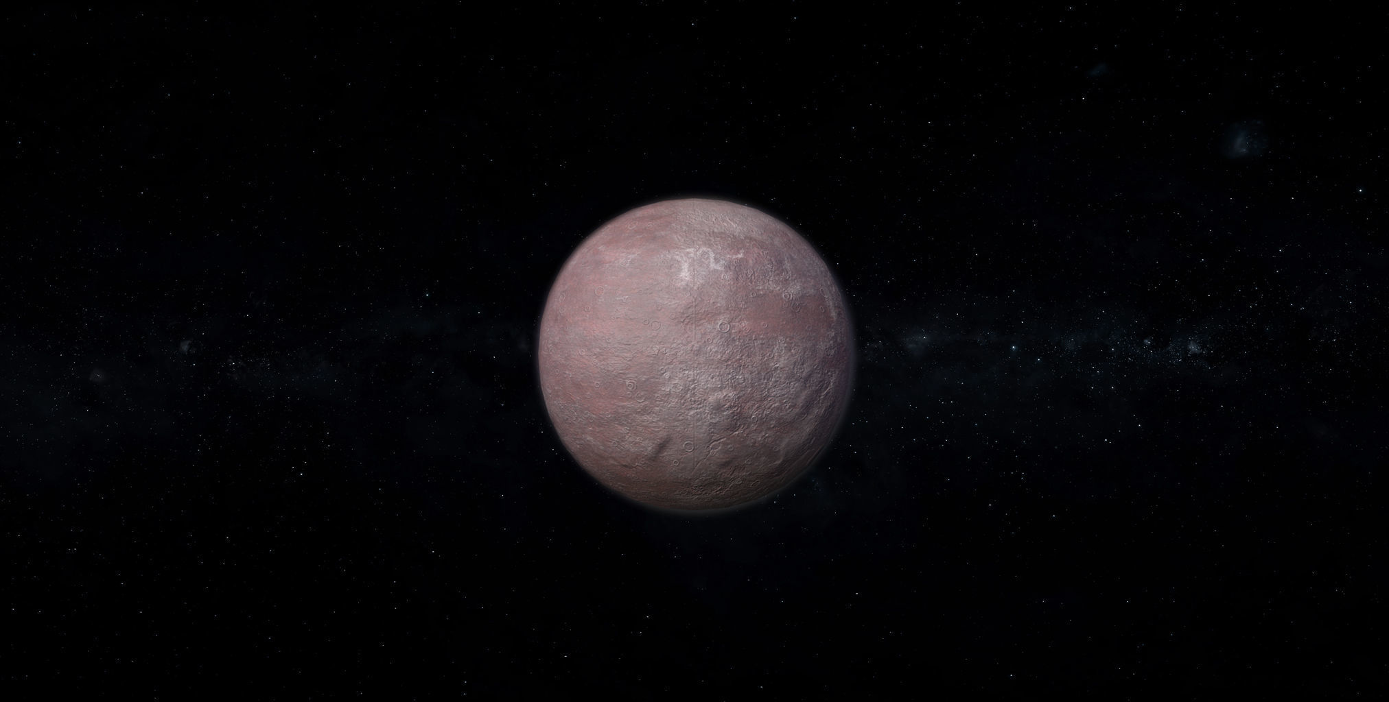 Dwarf Alien Planet or Moon 03 Low-poly 3D model_2