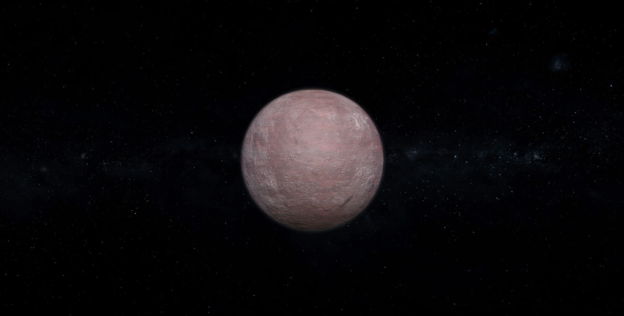 Dwarf Alien Planet or Moon 03 Low-poly 3D model_3