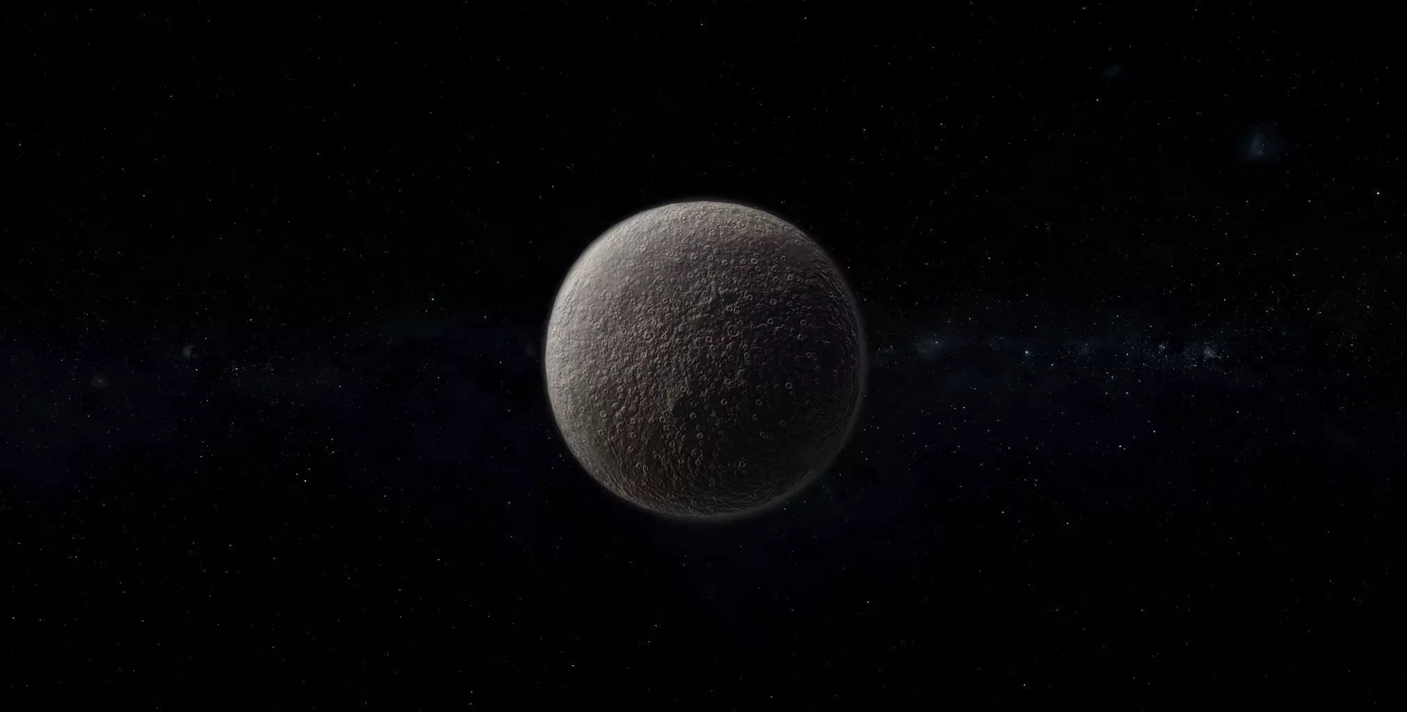Dwarf Alien Planet or Moon 02 Low-poly 3D model_0