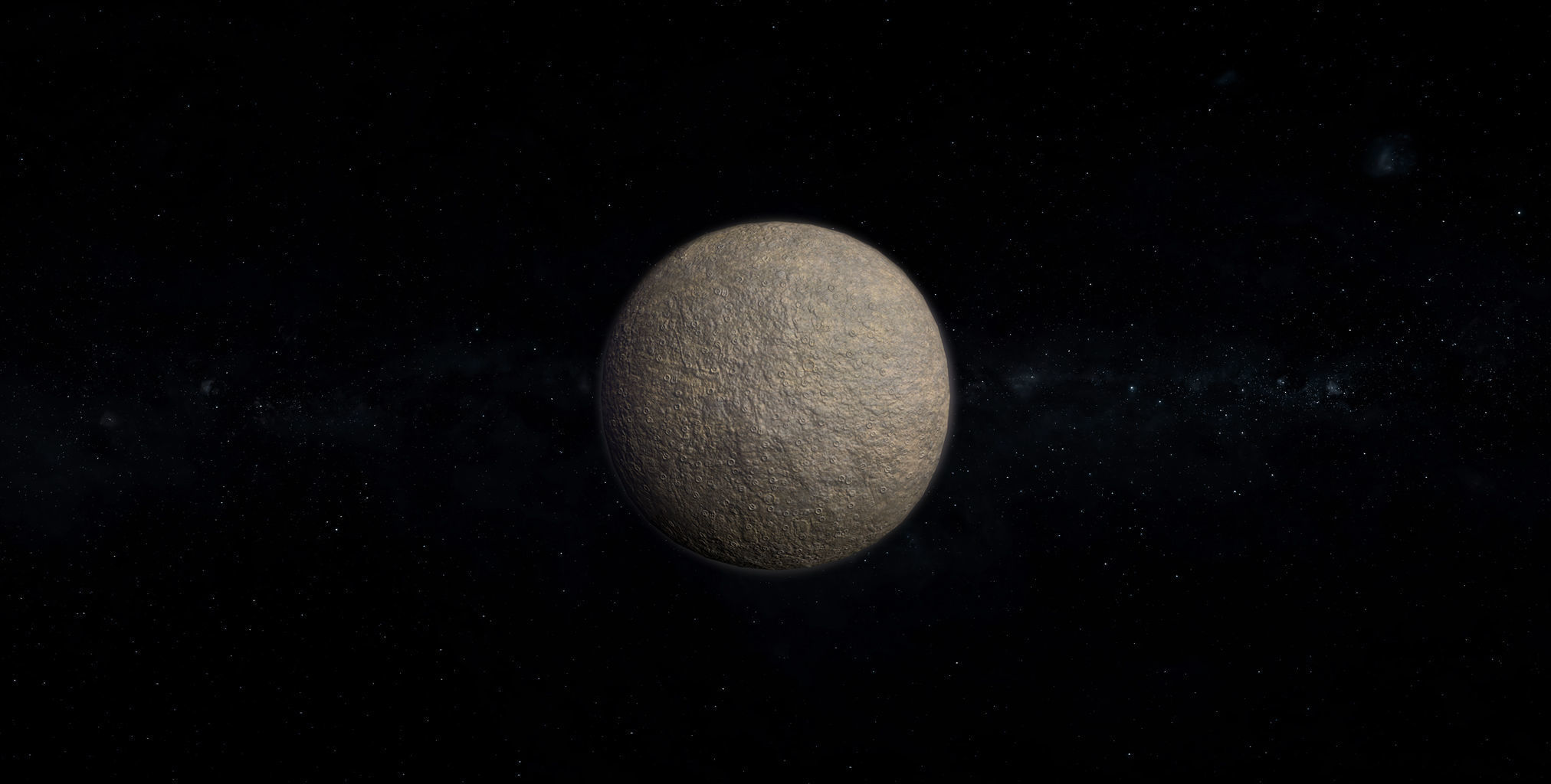 Dwarf Alien Planet or Moon 02 Low-poly 3D model_4