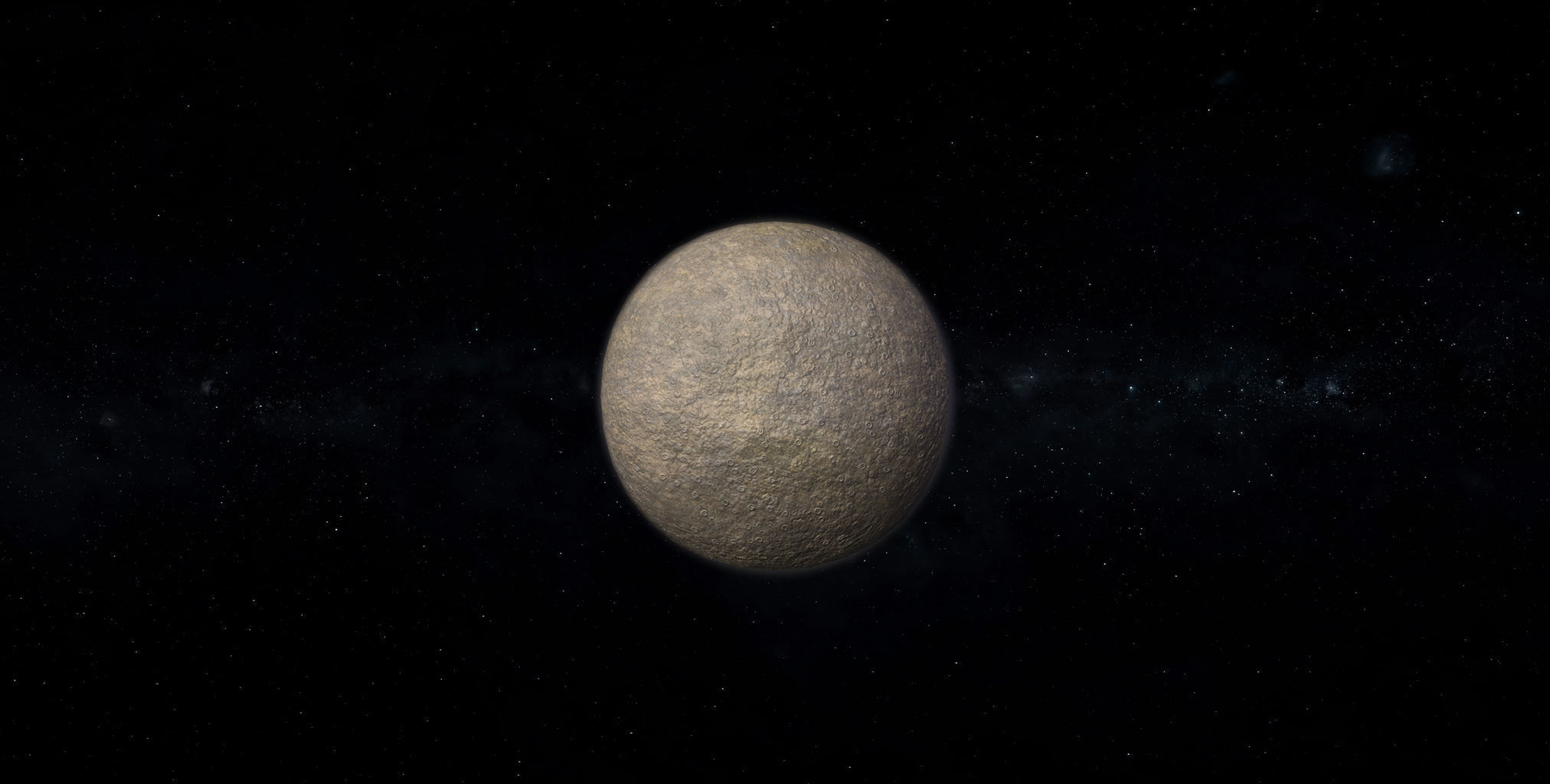 Dwarf Alien Planet or Moon 02 Low-poly 3D model_2