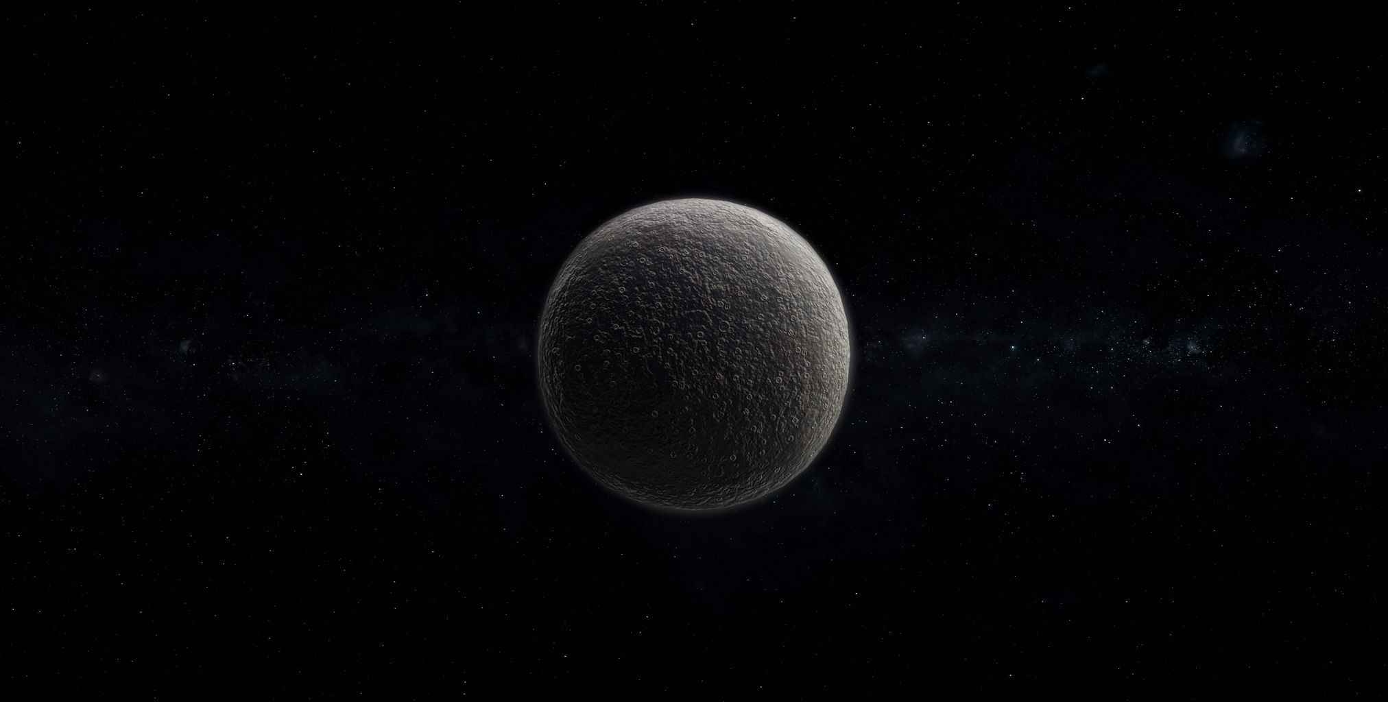 Dwarf Alien Planet or Moon 02 Low-poly 3D model_6