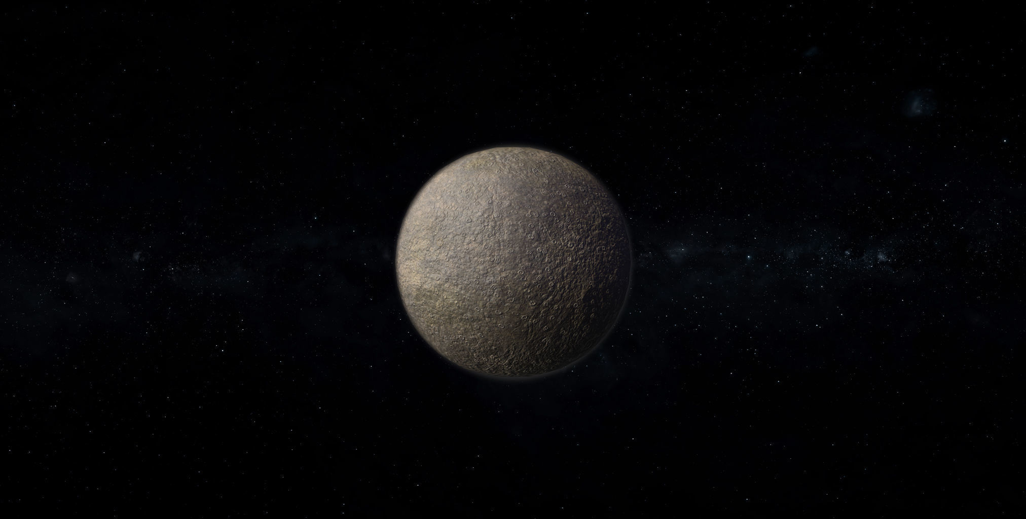 Dwarf Alien Planet or Moon 02 Low-poly 3D model_1