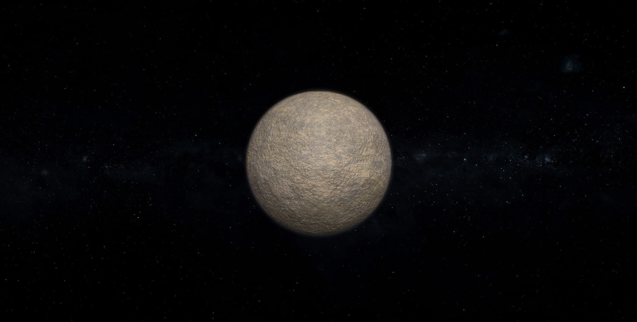 Dwarf Alien Planet or Moon 02 Low-poly 3D model_3