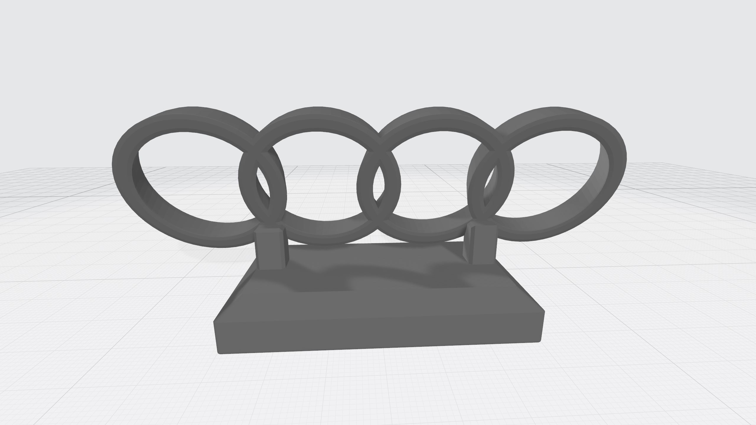AUDI LOGO 3D print model_2