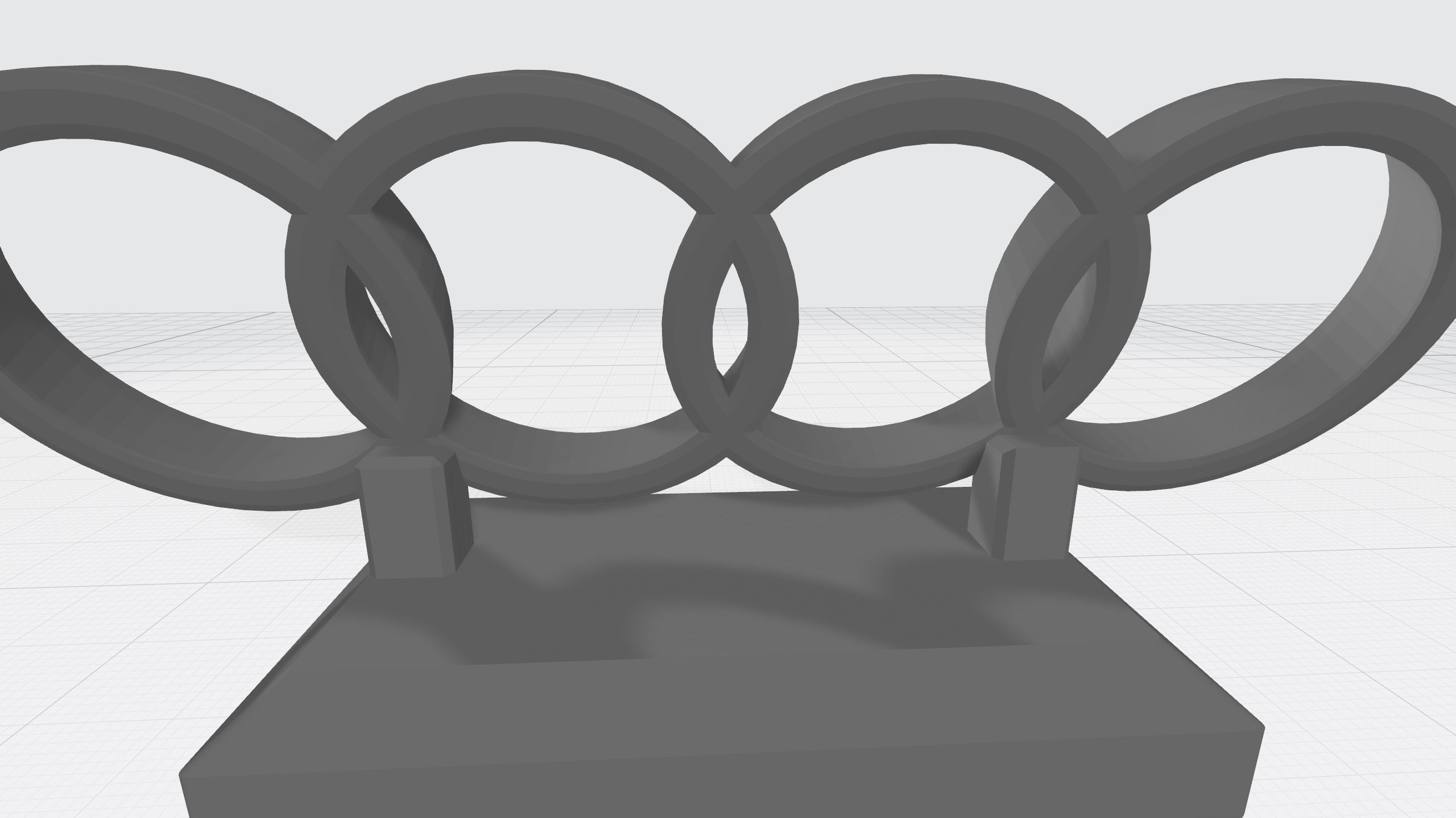 AUDI LOGO 3D print model_3