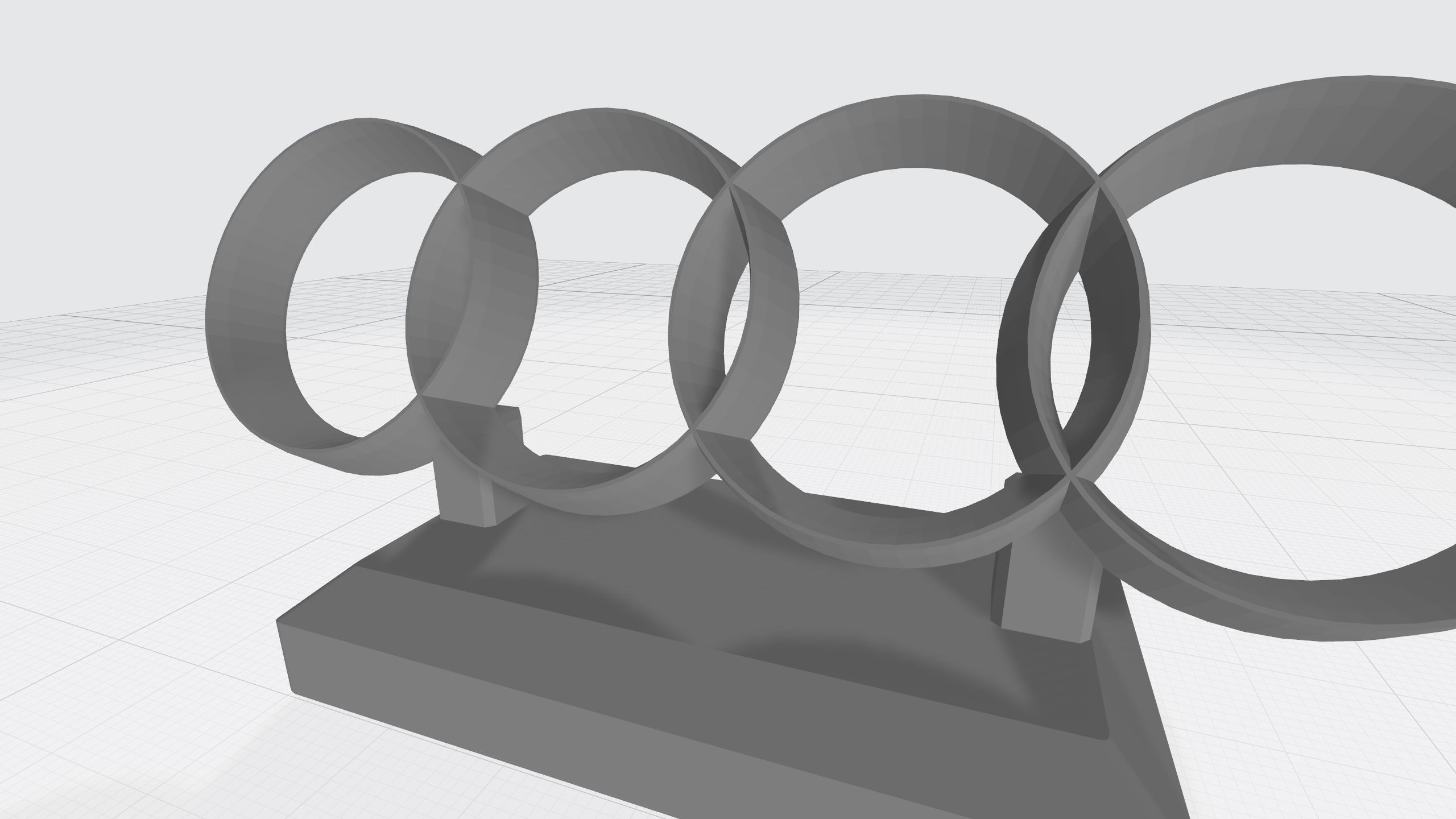 AUDI LOGO 3D print model_13