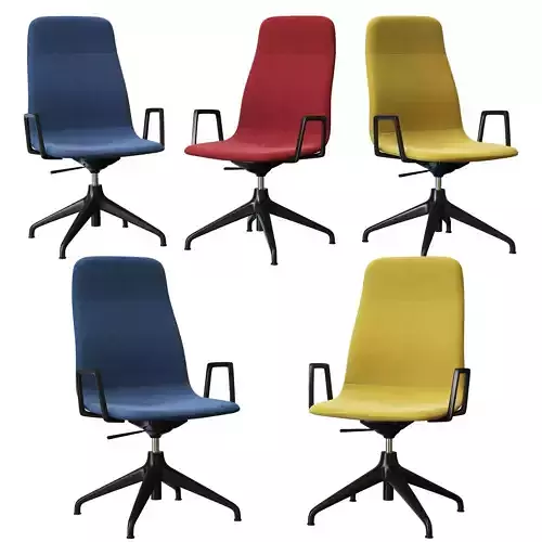 Viv highback armchair 3D model