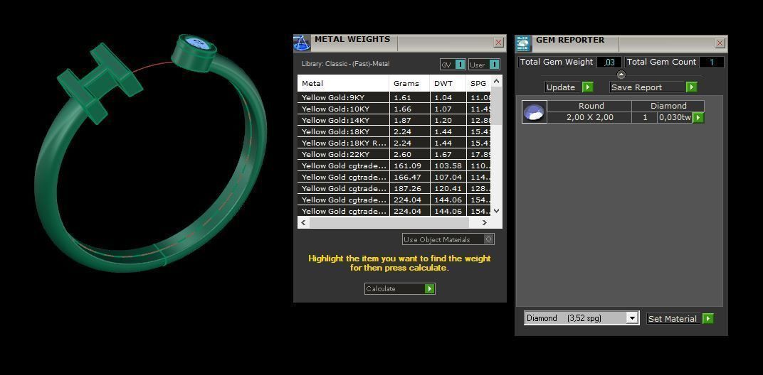 Ring 132 3D print model_9