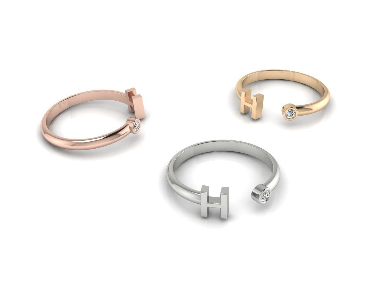 Ring 132 3D print model_5