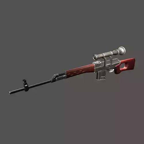 SVD sniper rifle