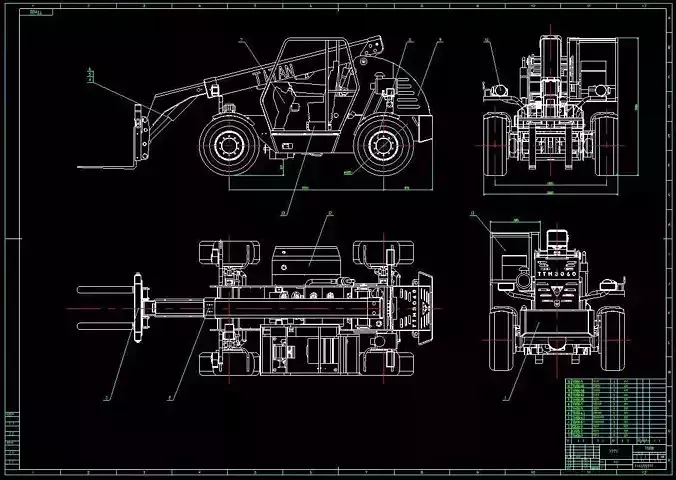 TTH3060 forklift truck loader