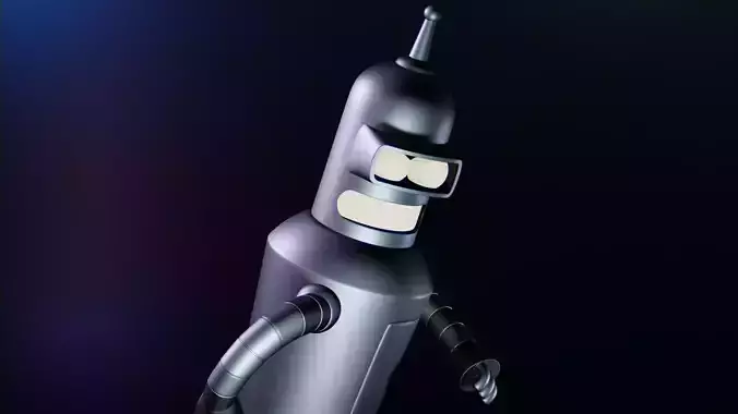 Bender Futurama Miniature 3D print model