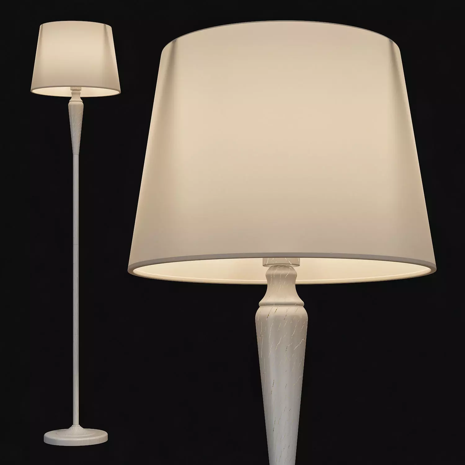 ARTE LAMP ORLEAN A9310PN-1WG 3D model_0