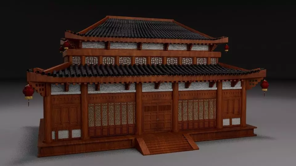 Japanese Architecture 3D model