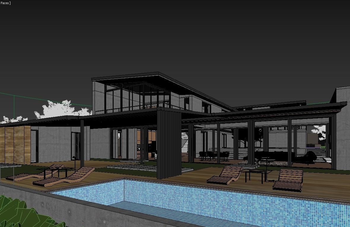 The Benguela Cove Villa 3D model_29