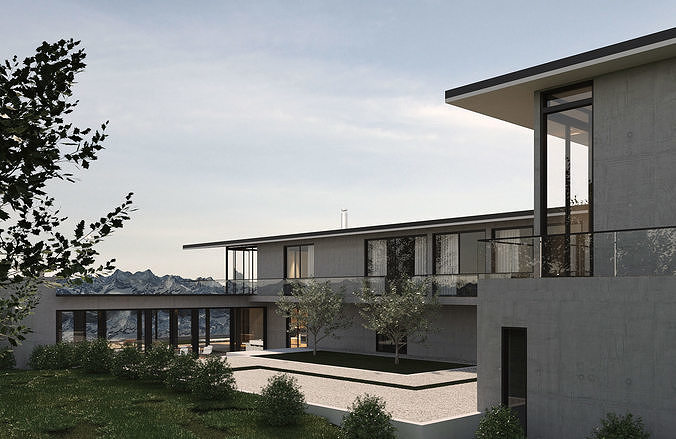 The Benguela Cove Villa 3D model 7