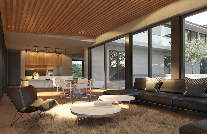 The Benguela Cove Villa 3D model 5