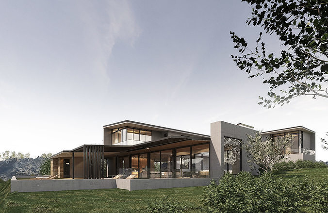The Benguela Cove Villa 3D model 3