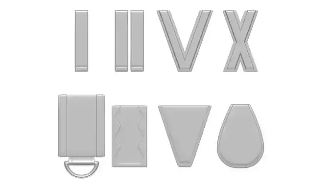 Belt Loops Low-poly 3D model