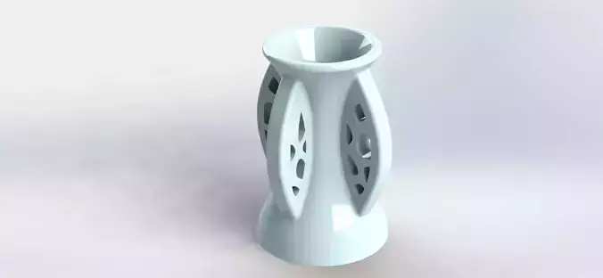 Decorative Florw Pot 2 3D print model
