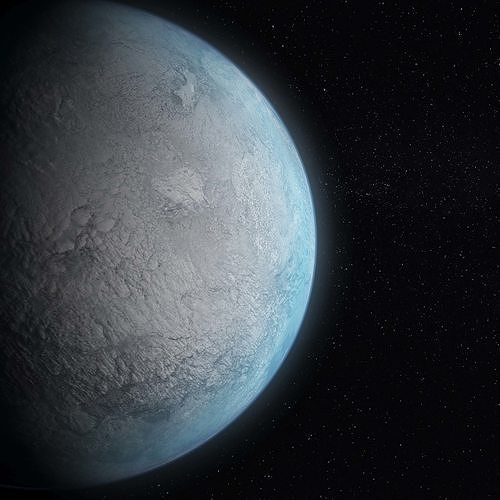 Eris Fictional World Planet 3D model