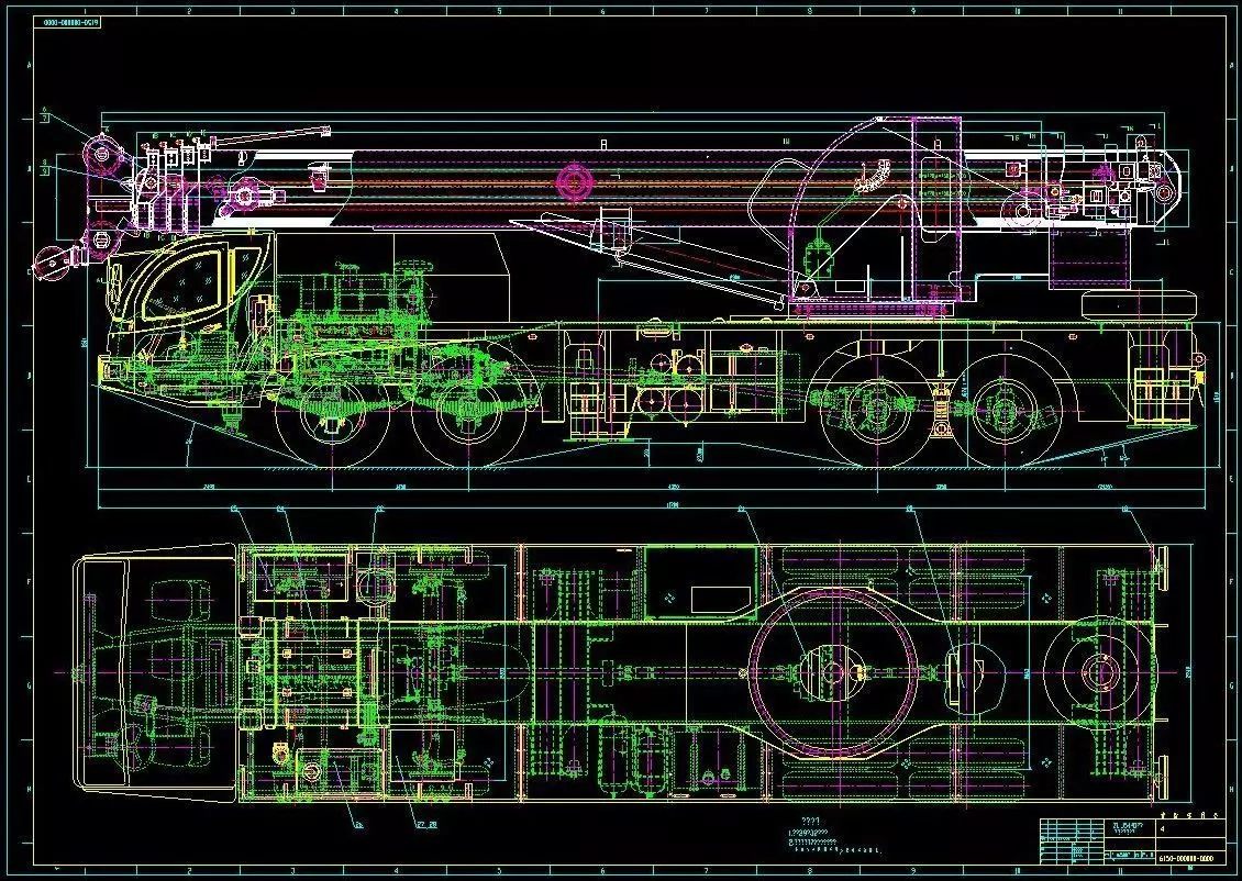 50T CAR CRANE 3D model