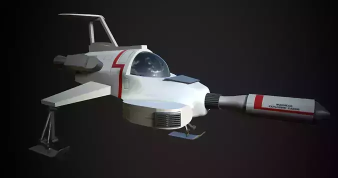 UFO Interceptor-stylised model from the TV show  3D model