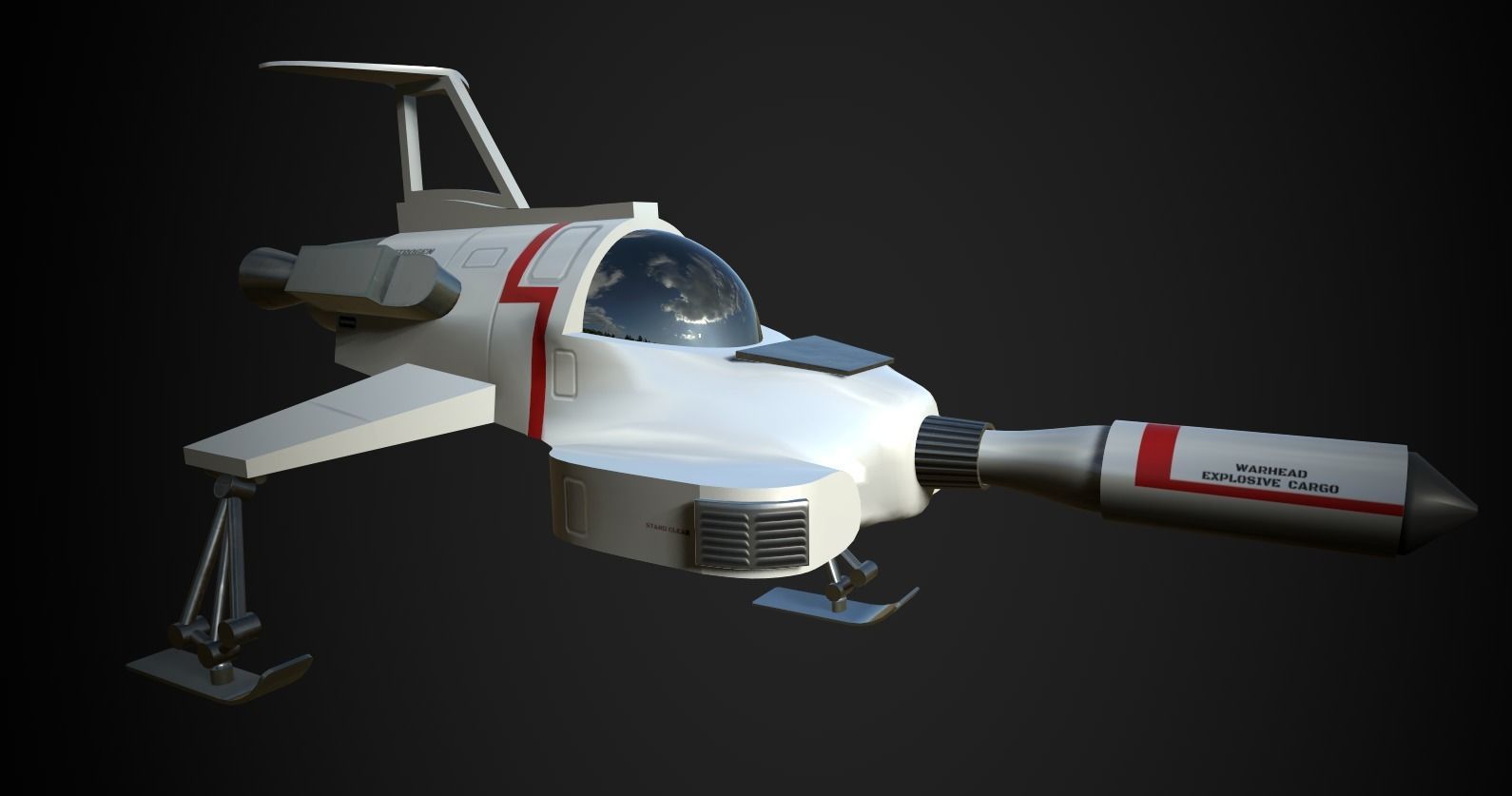 UFO Interceptor-stylised model from the TV show