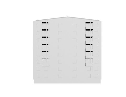 the eight storey building 3D model_5