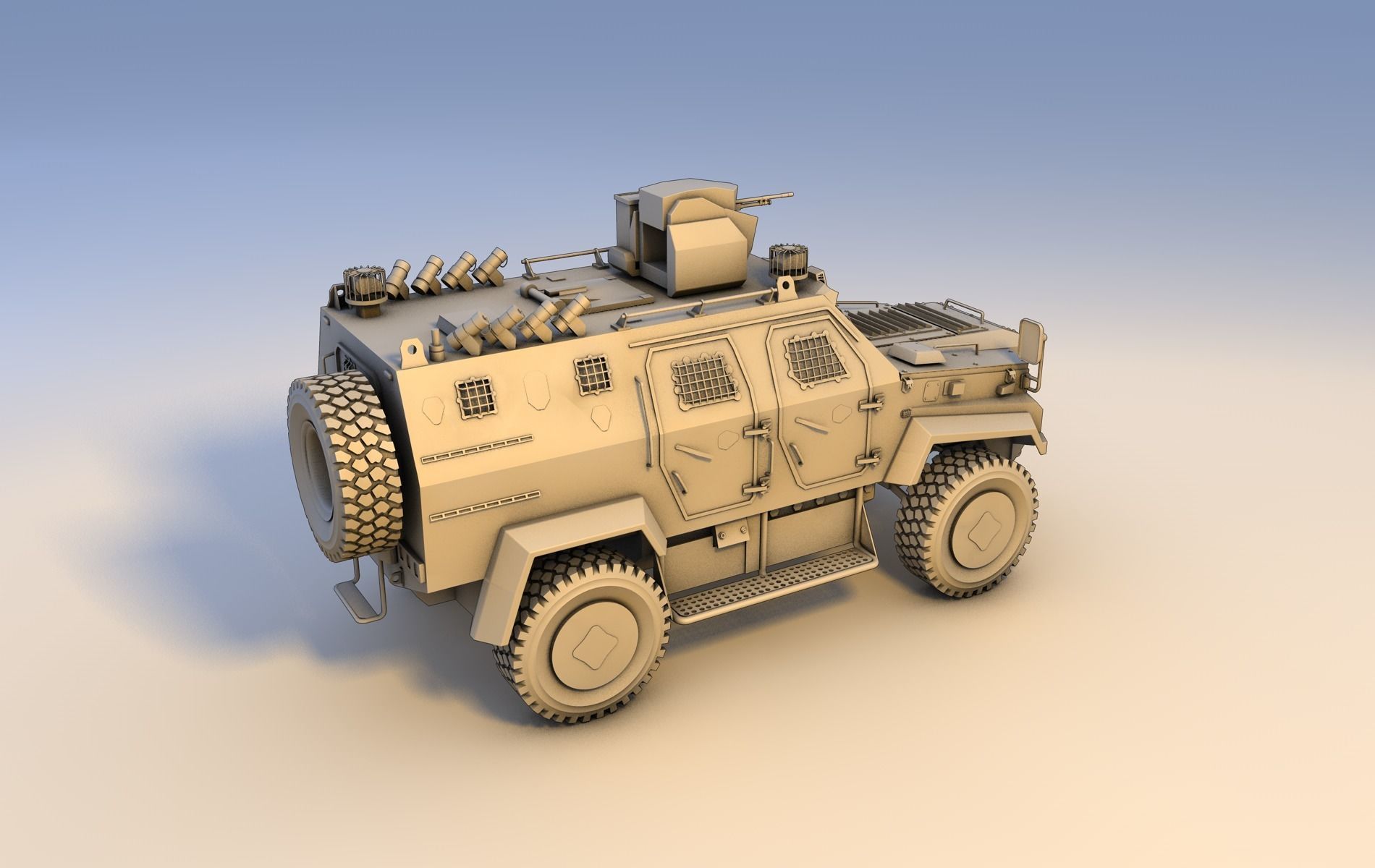 ejder armored vehicle 3D model_7