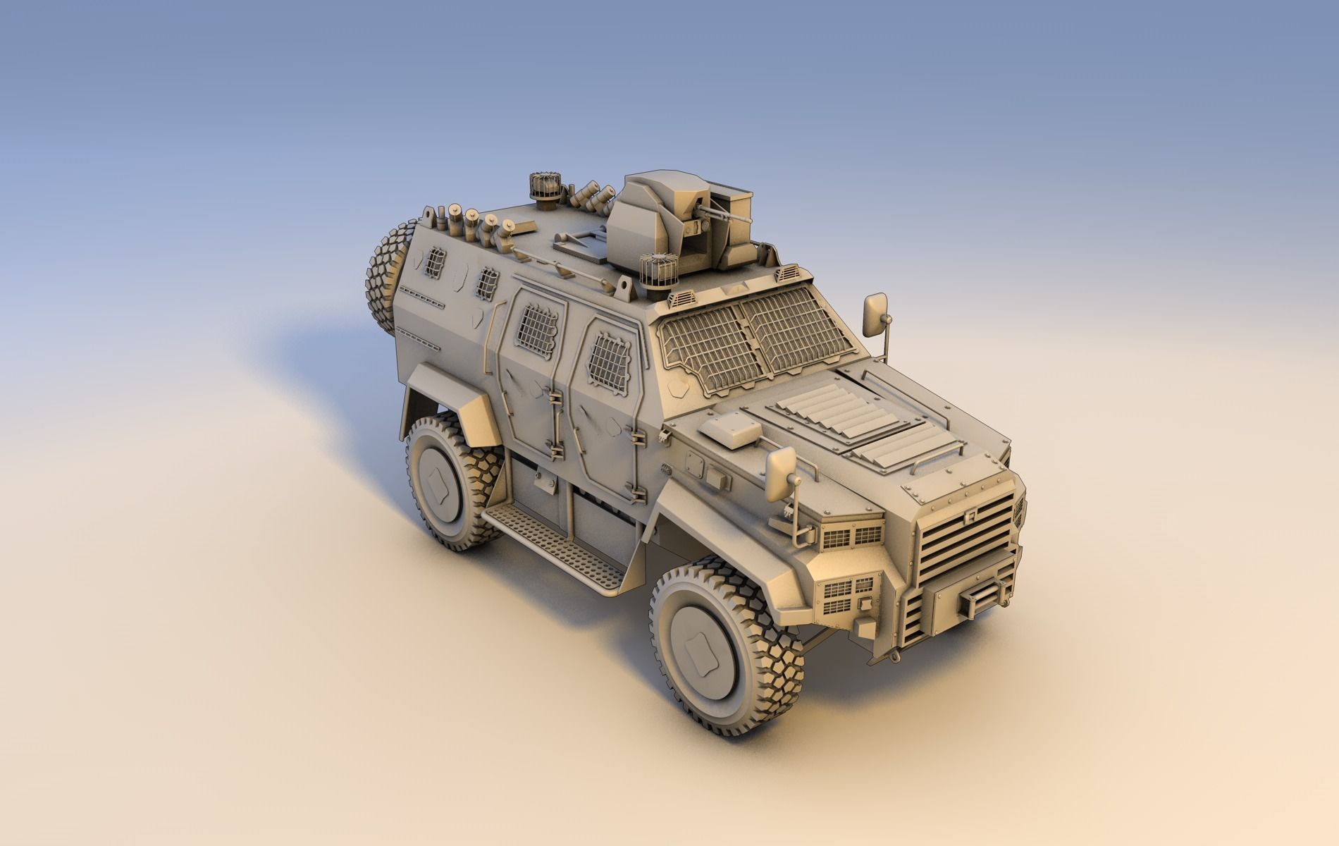 ejder armored vehicle 3D model_2