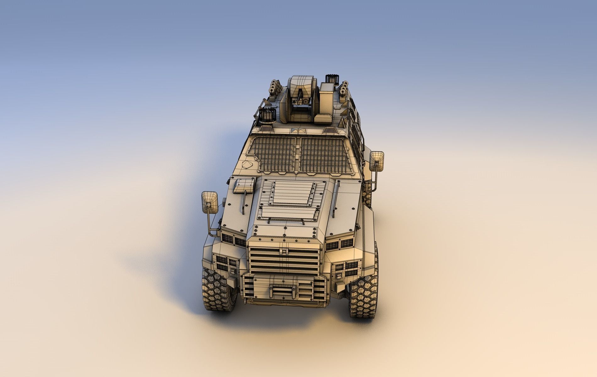 ejder armored vehicle 3D model_3