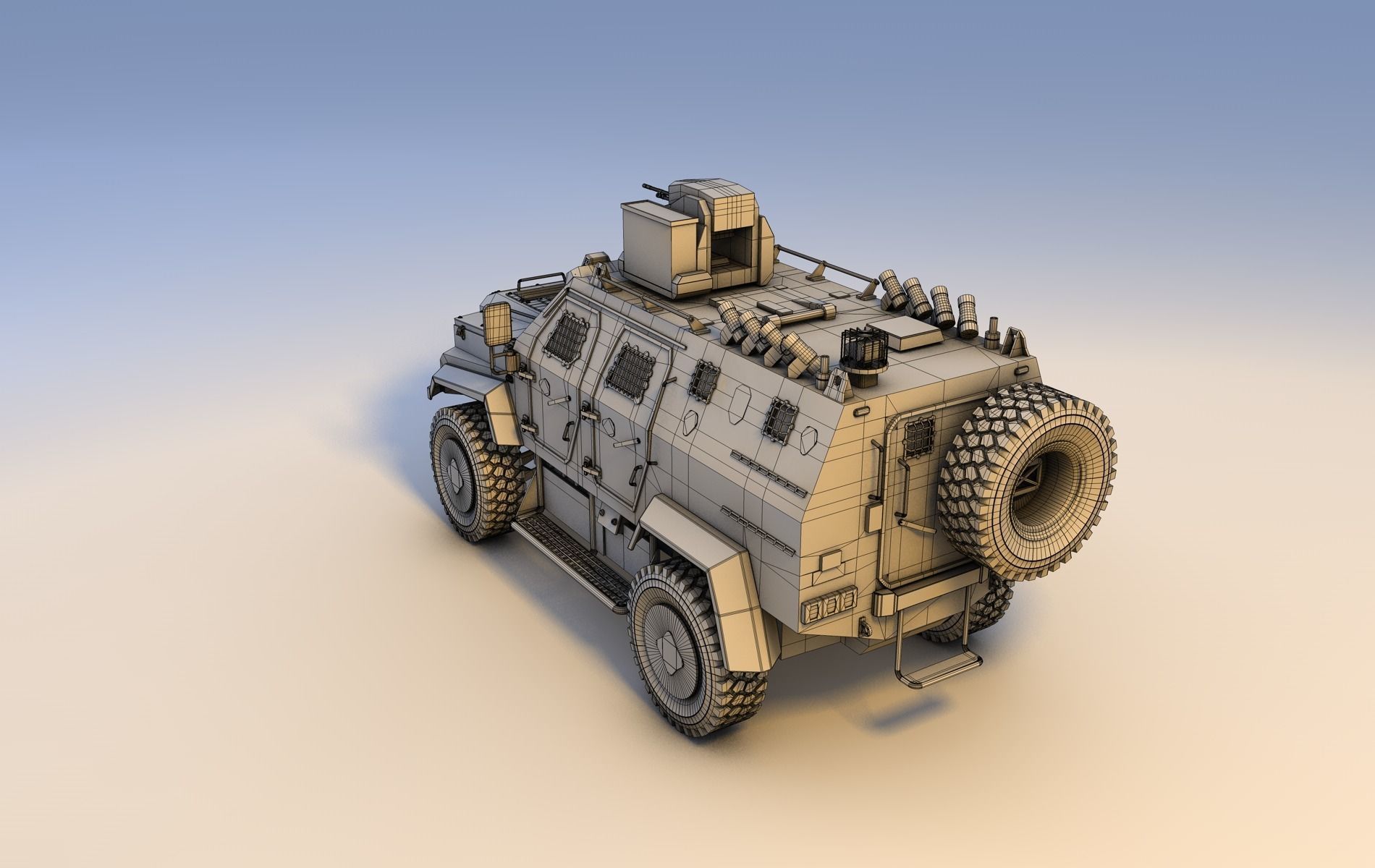 ejder armored vehicle 3D model_1
