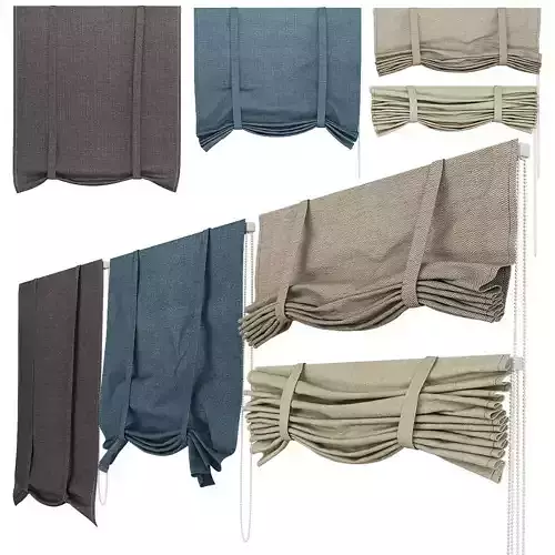 Roman curtain set