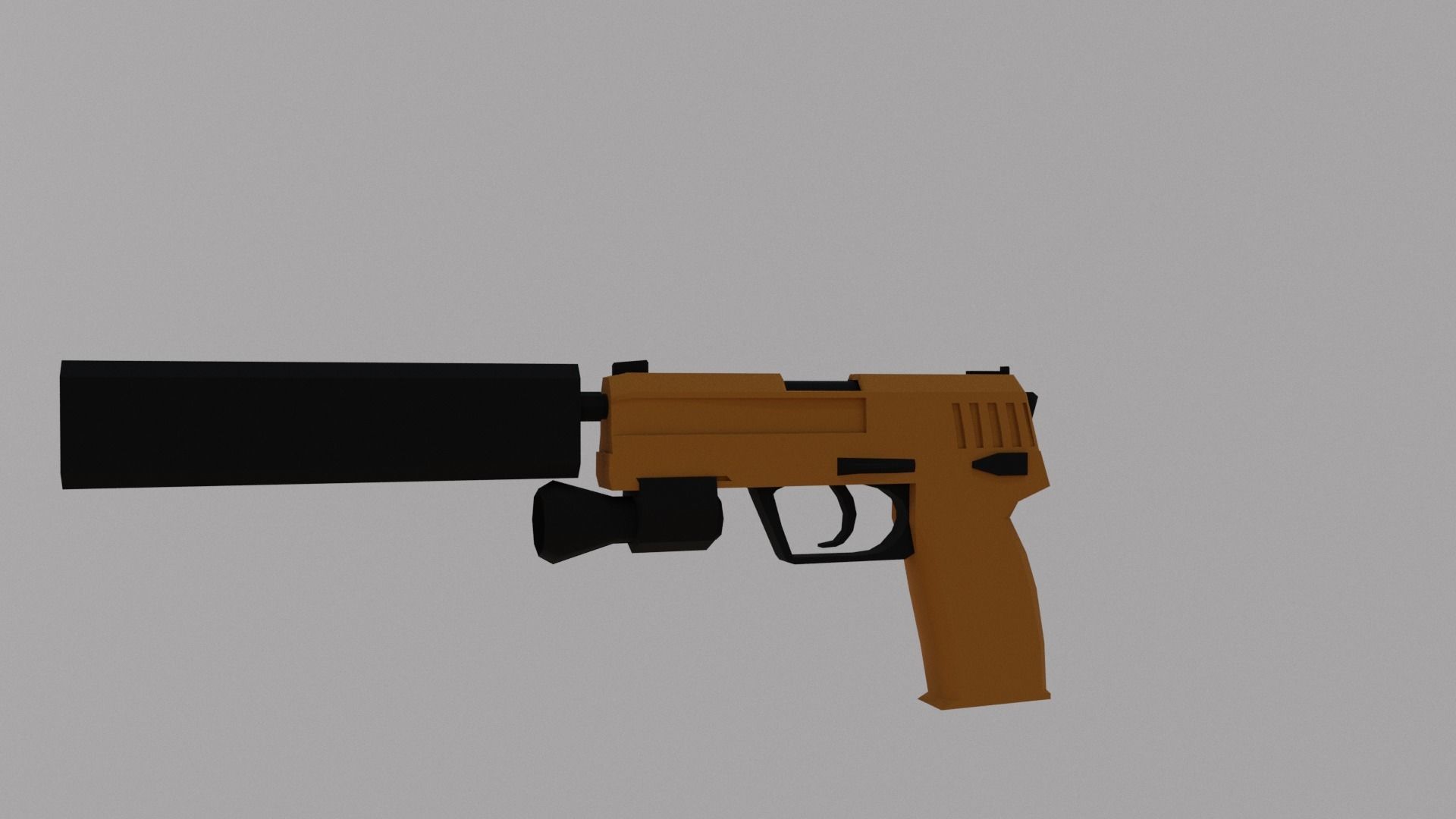 Lowpoly weapon pack model  Low-poly 3D model_4