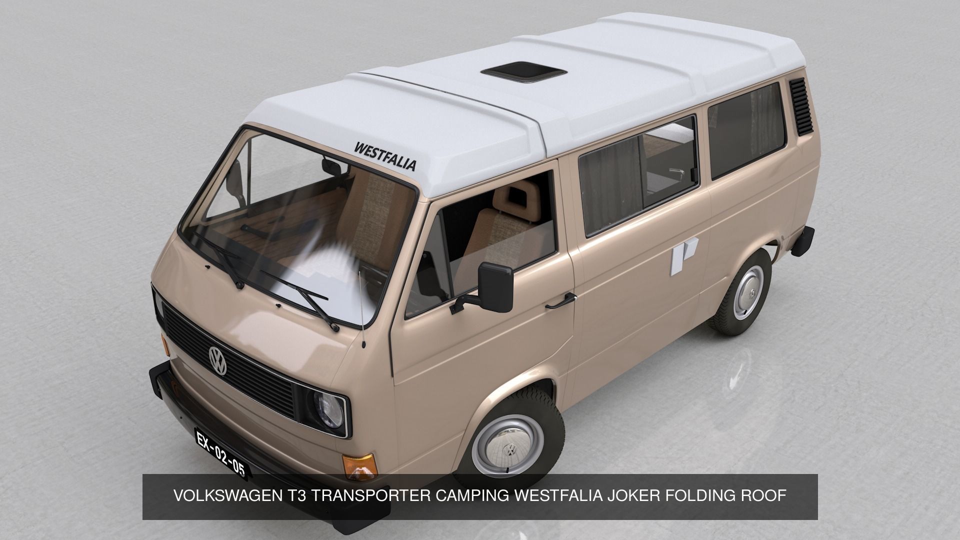 VOLKSWAGEN TRANSPORTER T3 1979 -1987 3D Model Collection_2